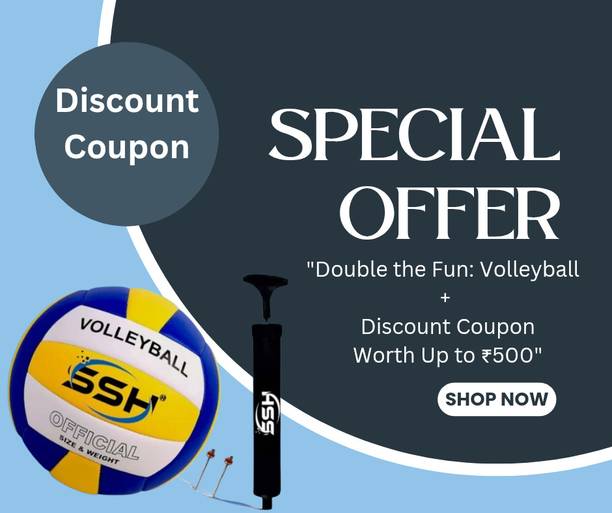 GURU J ENTERPRISES Super Soft Synthetic Volleyballs boll with air pump . Best Quality Pump. Volleyball - Size: 4
