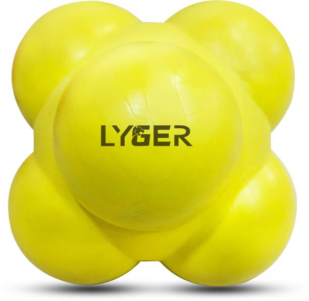 LYGER Reaction Ball For Hand Eye Coordination To Improve Agility| Reflex Training Ball Throw Ball - Size: 3