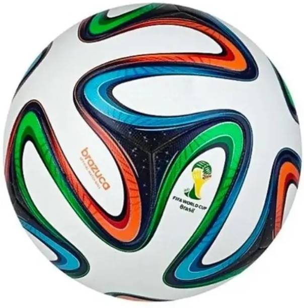 SUMANGALAM ENTERPRISES FIFA WORLD CUP BRAZUKA FOOTHBALL PVC MATERIAL STANDARD (SIZE-5) Football - Size: 5