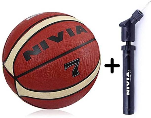 NIVIA Engraver with one Pump Basketball - Size: 7