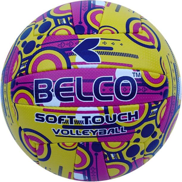 BELCO Synergy Soft Touch Hand Stitched Volleyball - Size: 4