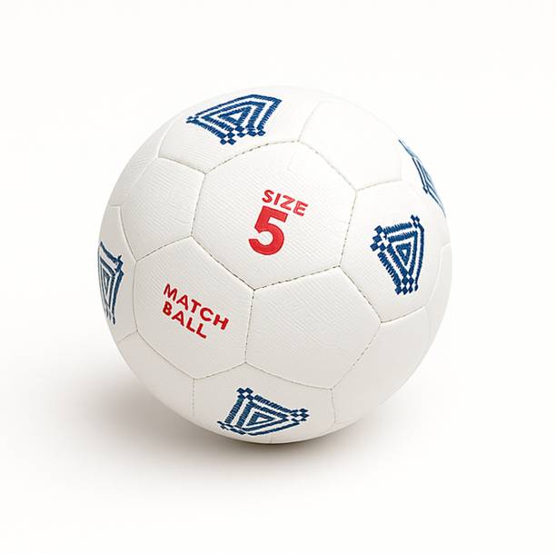 RSKON Football Size 5 PU Synthetic 2 Ply Hand Stitched Ball for Boys, Adults Football - Size: 5