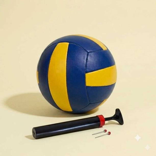ROCKSOLID PREMIUM VOLLEYBALL BALL WITH PUMP Volleyball - Size: 5