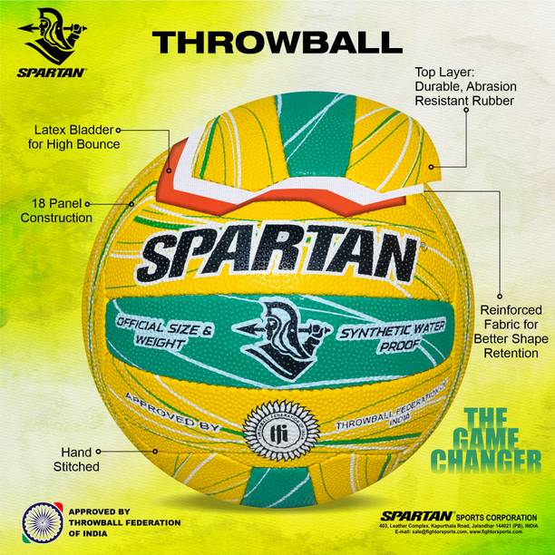 SPARTAN Spirit Match Pin Grain Throw Ball - Size: 5