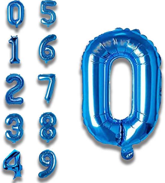 Party Bird Solid Birthday/ Decoration Foil Plain 0 Number 32 Helium Supported Balloon