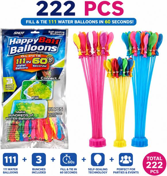 VOIISH Solid holiballoon (222pcs) magic balloon Magic Balloon