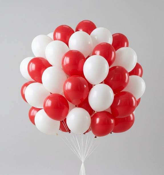 HDM STORES Solid Kids Party Birthday Decoration Metallic Balloon Set Balloon