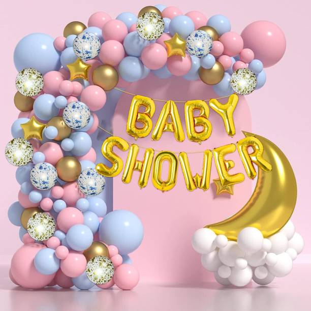 ZAMBOOREE Printed Baby Shower Decoration For Coming Soon Baby Boy Or Girl Decor, Party Decoration Balloon