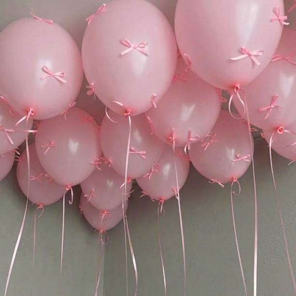 DASIA Solid Birthday Balloons Set for Decoration, Wedding Anniversary Romantic Decoration Balloon