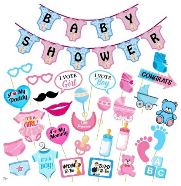 Anky decor Baby Shower Decorations Props Material Combo set 31