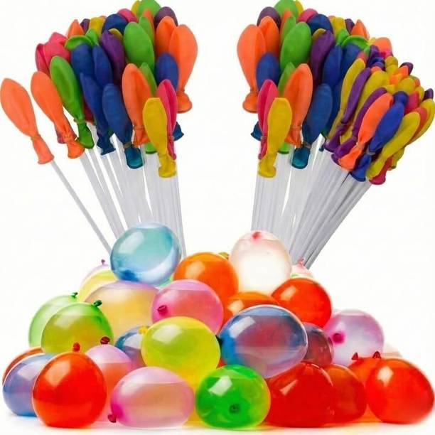 Summerdunes Solid Summerdunes, Holi festive balloons, pack of 2 bunch, quick water filling Balloon