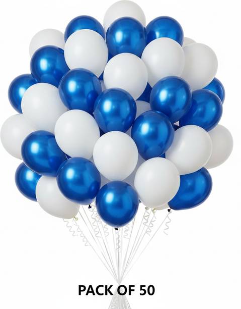 Saloni enterprises Solid Metalic Balloon Set,Party Decoration Balloons for Birthday, Anniversary, Wedding Balloon