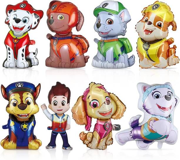 hoordecoration Printed Paw Patrol Dog Foil Balloon Set for Birthday Party Decoration Balloon