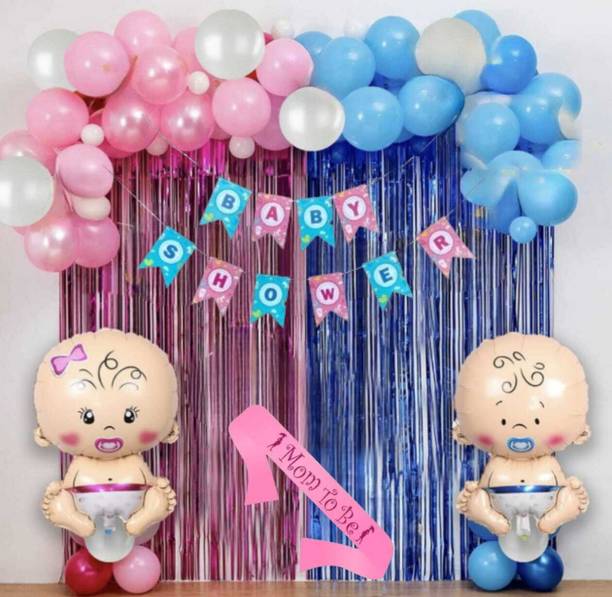 आर2आर Baby Shower Decoration Combo Theme for Party Decoration Items Pack of 36