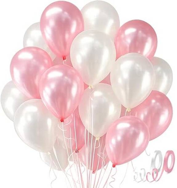 PartyNeed Solid (Pack of 50) Pastel Birthday Decoration Item Balloons - Multicolour Balloon