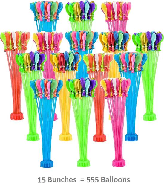 Mopslik Solid Kid'S Plastic Fun Holi Magics Water Balloons - Auto Fill No Need To Tie Knots Magic Balloon