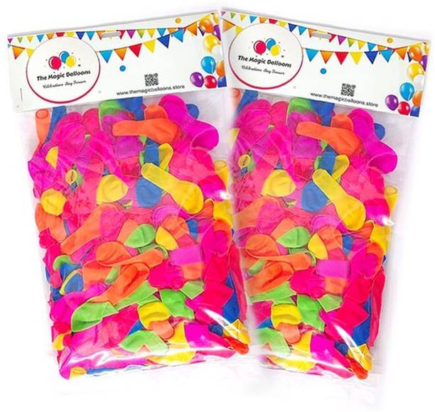 TMB Store Solid Holi Water Balloons Multicolor 1000-piece Water Balloons for Kids and Adults Balloon