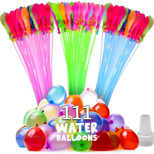 Dac india promotions Printed Holi Magic Water Balloons Pack,Quick Fill with 1 Universal Tap Adapter Magic Balloon