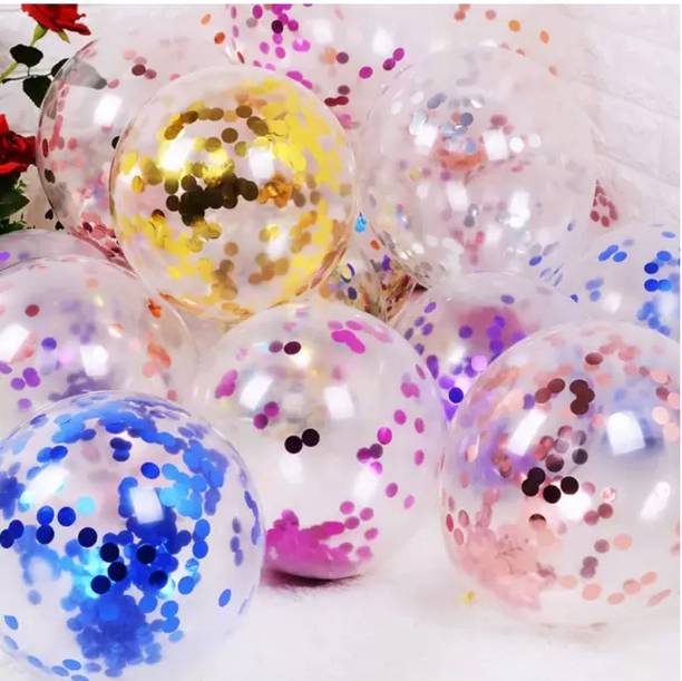 FOOGAA Solid Mix Confetti Balloons for Decoration, Enhance Party Ambience, Balloon Bouquet