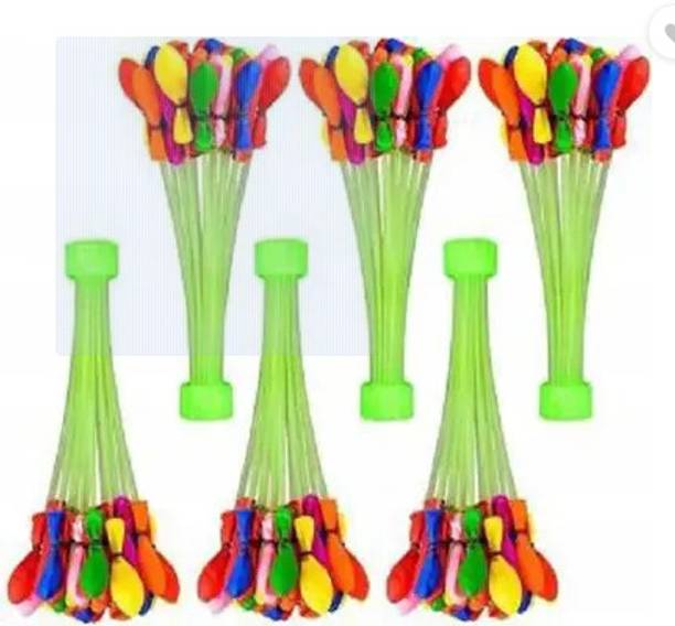 AMB Solid Holi Water Baloons For Kids ,Three Bunch (222 Baloons) Magic Baloons Balloon