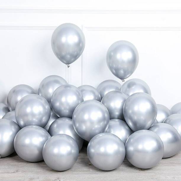 Elegant Lifestyle Solid HD Metallic Balloons Birthday Anniversary Christmas BabyShower House Party Decor Balloon