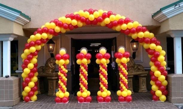 Mosclue Solid Hd/Metalic 100 Balloons Red and Yellow For Kids/Adult/Party/Birthday Decorations Balloon