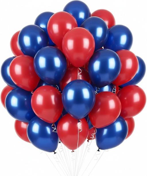 HDM STORES Solid Girls Birthday Party Decoration Kit Metallic Balloon