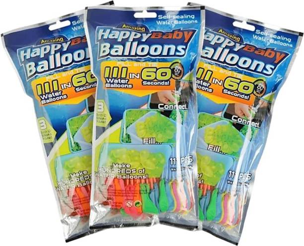Jayaansh Traders Solid 333 Holi Magic Water Ballons For Holi Festival For Kids.. Magic Balloon