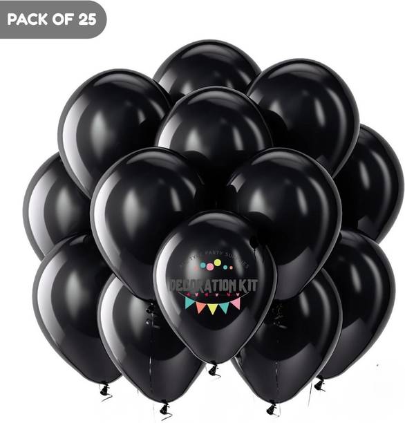 JoyburstDecor Solid Metallic Balloons for Birthday Decoration | Premium Solid Latex Metallic Party Balloon