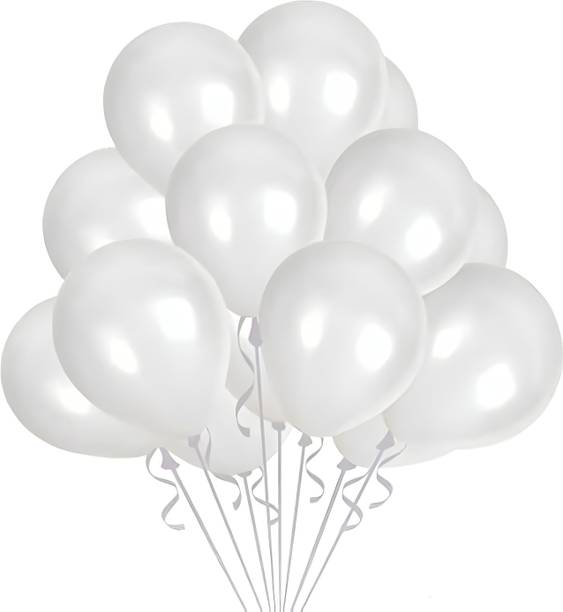 1iAM Solid MTL-WHITE-100-01 Balloon