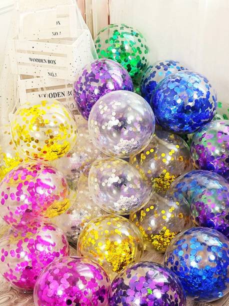 Bash N Splash Printed Birthday Helium Quality Balloon Decorative Confetti Balloons Mix Color Ballon Balloon