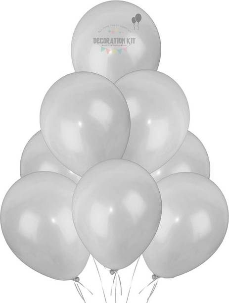 JoyburstDecor Solid Metallic Balloons for Birthday Decoration | Premium Solid Latex Metallic Party Balloon
