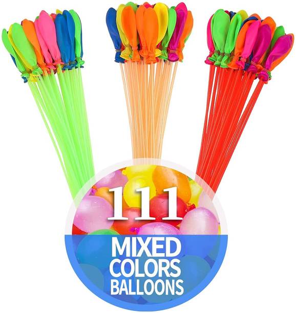 INFISPACE Solid Holi Balloons for Holi Office Party & Holi (Magic Balloons Pack of 111 Pack-H Magic Balloon