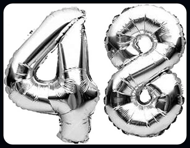 homelywhimsy Solid 16 inch Birthday Foil Number Helium Balloon Party Decoration Pack_BL171 Balloon