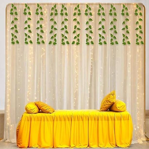 MeeZone Printed Ganpati Decoration Items for Home | Haldi Items for Marriage Diwali 7pcs Twister