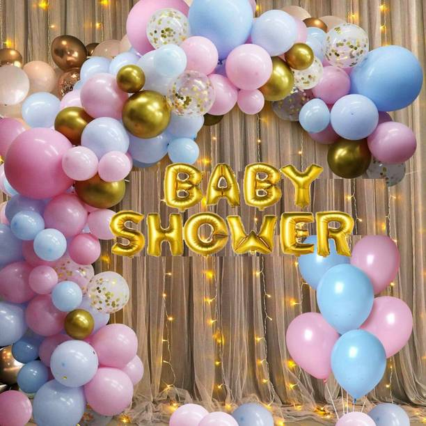 SOI Solid Baby Shower Decoration Items Set for Mom to Be Balloon