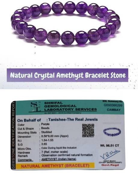 Tanishee- The Real Jewels Amethyst Crystal Bracelet