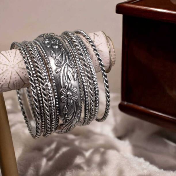 Alloy Silver Bangle