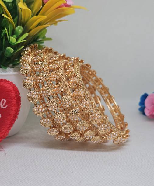 Panini Jewels Alloy Gold-plated Bangle Set