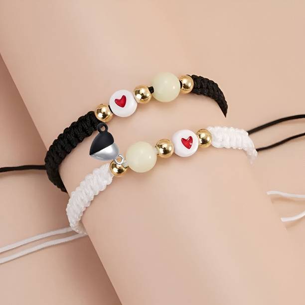 JEWZA Dori Beads Charm Bracelet
