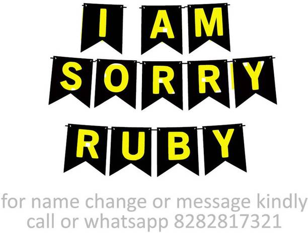 Midas Kraft Ruby I am Sorry M Banner 0C. Banner