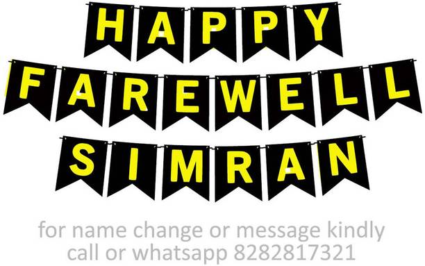 Midas Kraft Happy Farewell Simran M Banner 0J. Banner