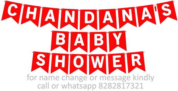 Midas Kraft Chandana's Baby Shower M Banner 0G. Banner