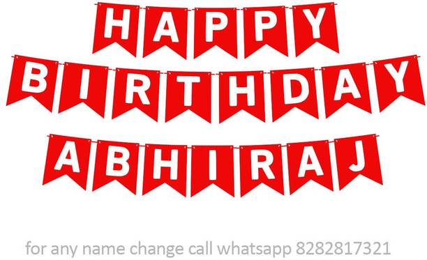 Midas Kraft Happy Birthday Abhiraj M Banner 01. Banner