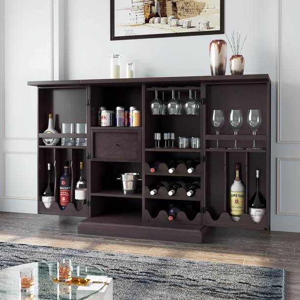 Flipkart Perfect Homes Rosewood (Sheesham) Solid Wood Bar Cabinet