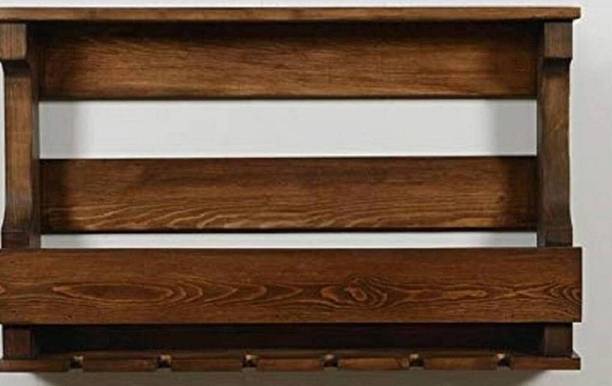 Kalpanik Craft Bar Cabinet Solid Wood Bar Cabinet