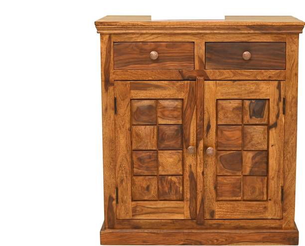 Wooddecor Solid Wood Bar Cabinet