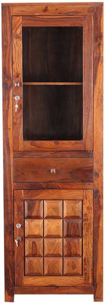 pipercrafts Solid Wood Bar Cabinet