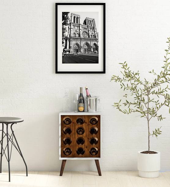 Mintwud From Pepperfry Wooden Mini Bar Cabinet For Living Room/Home Mini Bar Cabinet Engineered Wood Bar Cabinet