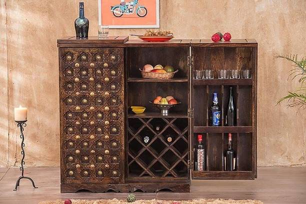 Knite Craft Solid Wood Bar Cabinet